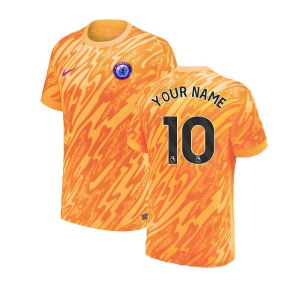 2024-2025 Chelsea Home Goalkeeper Shirt (Orange) - Kids