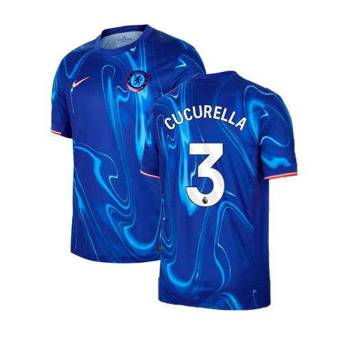 2024-2025 Chelsea Home Shirt (Cucurella 3)