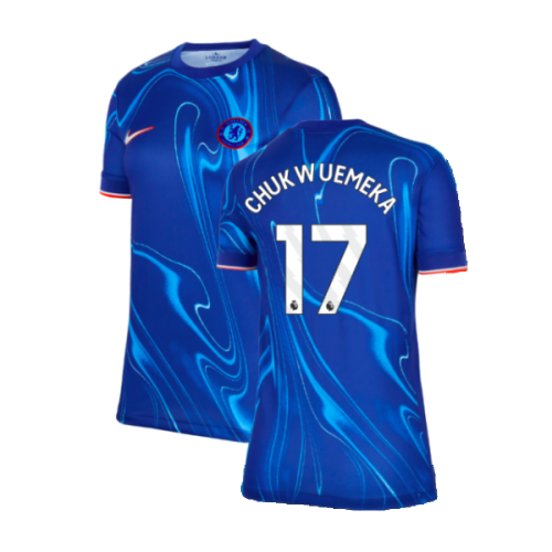 2024-2025 Chelsea Home Shirt (Womens) (Chukwuemeka 17)