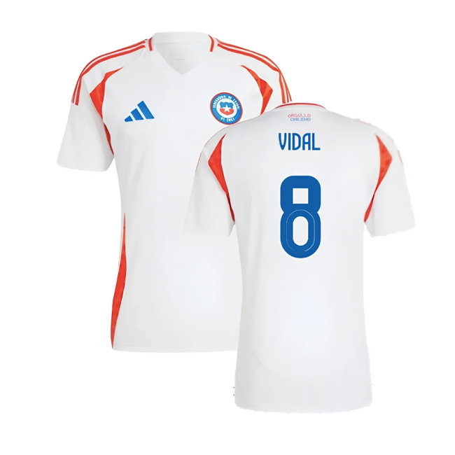 2024-2025 Chile Away Shirt (VIDAL 8)