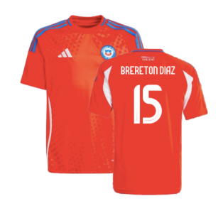 2024-2025 Chile Home Shirt (Kids) (BRERETON DIAZ 15)