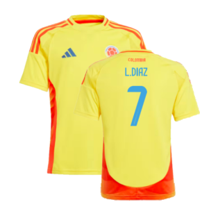 2024-2025 Colombia Home Shirt (Kids) (L.DIAZ 7)