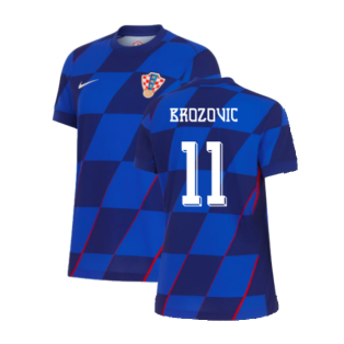 2024-2025 Croatia Away Shirt (Womens) (Brozovic 11)