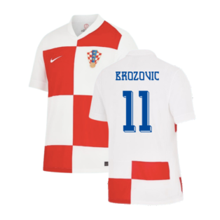 2024-2025 Croatia Home Shirt (Brozovic 11)