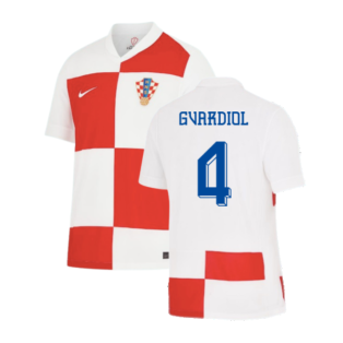 2024-2025 Croatia Home Shirt (Gvardiol 4)