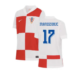 2024-2025 Croatia Home Shirt (Kids) (Mandzukic 17)