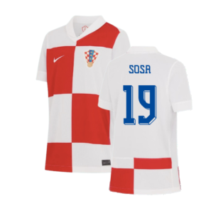 2024-2025 Croatia Home Shirt (Kids) (Sosa 19)