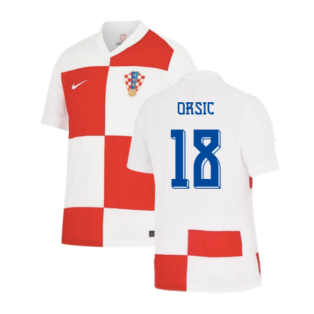2024-2025 Croatia Home Shirt (Orsic 18)
