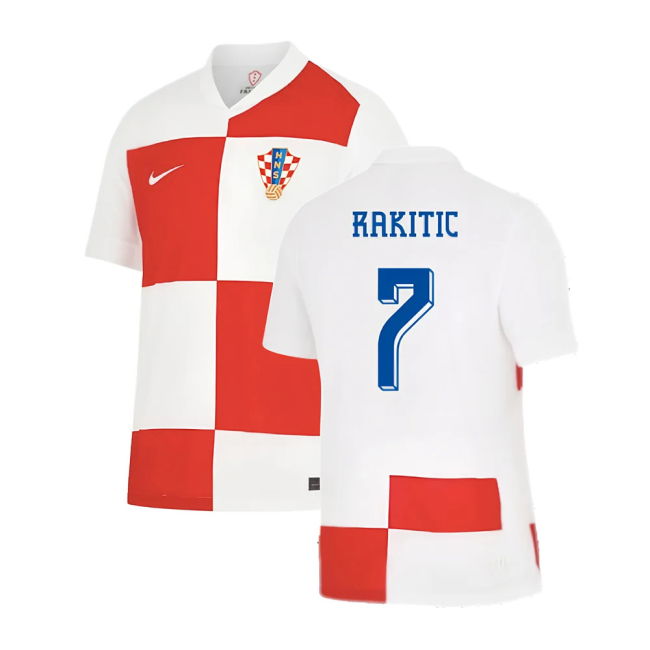 2024-2025 Croatia Home Shirt (Rakitic 7)