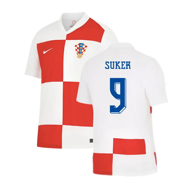 2024-2025 Croatia Home Shirt (Suker 9)