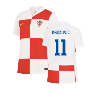 2024-2025 Croatia Home Shirt (Womens) (Brozovic 11)