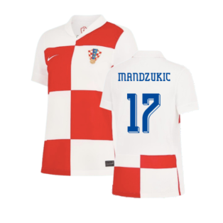 2024-2025 Croatia Home Shirt (Womens) (Mandzukic 17)
