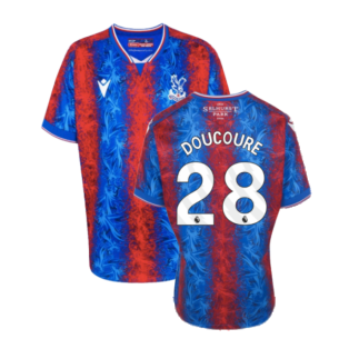 2024-2025 Crystal Palace Home Shirt (Kids) (Doucoure 28)