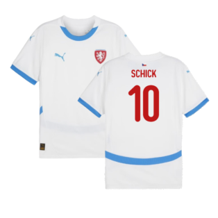 2024-2025 Czech Republic Away Shirt (Schick 10)