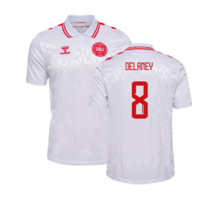 2024-2025 Denmark Away Shirt (Delaney 8)