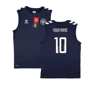 2024-2025 Denmark Sleeveless Training Jersey (Marine)
