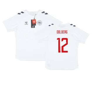 2024-2025 Denmark Training Jersey (White) (Dolberg 12)