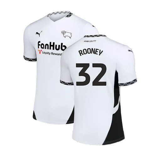 2024-2025 Derby County Home Shirt (Kids) (Rooney 32)