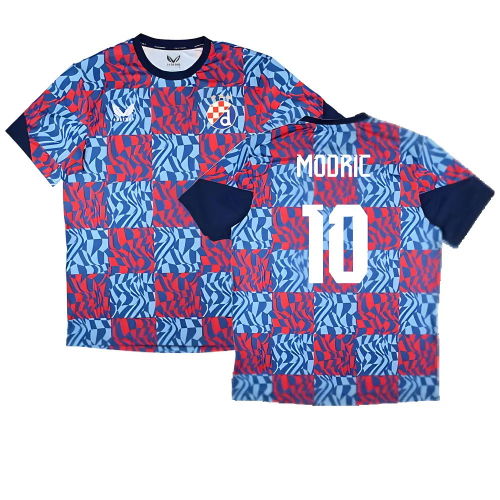 2024-2025 Dinamo Zagreb Matchday Tee (Blue) (Modric 10)