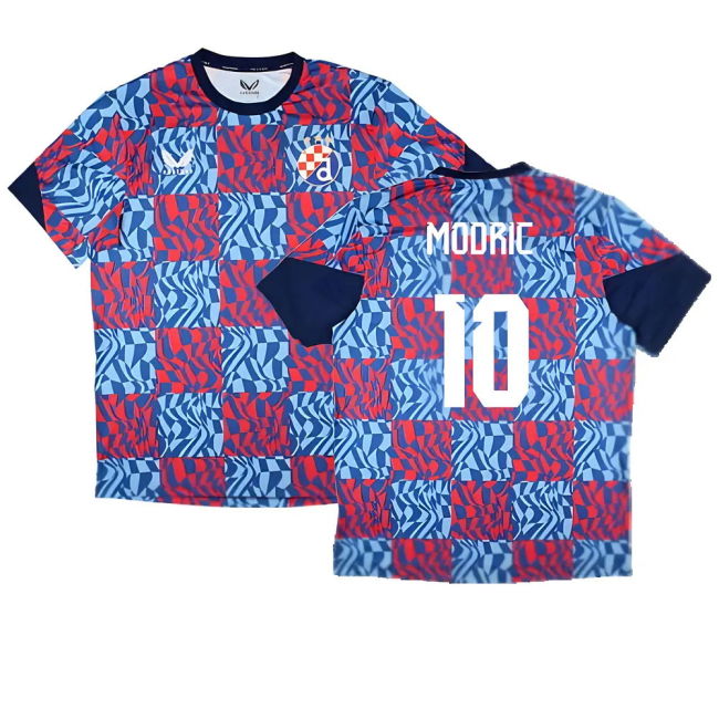 2024-2025 Dinamo Zagreb Matchday Tee (Blue) (Modric 10)