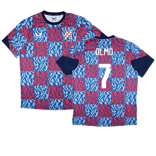 2024-2025 Dinamo Zagreb Matchday Tee (Blue) (Olmo 7)