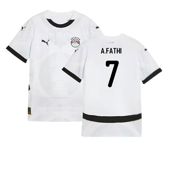 2024-2025 Egypt Away Shirt (Kids) (A.Fathi 7)