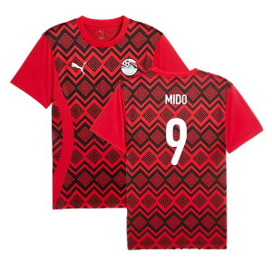 2024-2025 Egypt Prematch SS Jersey (Red) (Mido 9)