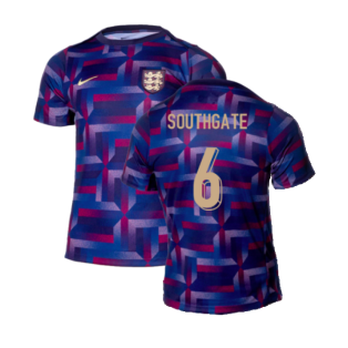 2024-2025 England Academy Pro Pre-Match Shirt (Purple Ink) (Southgate 6)