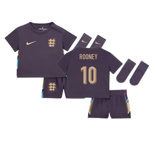 2024-2025 England Away Baby Kit (Rooney 10)
