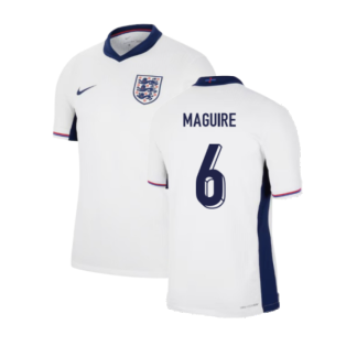 2024-2025 England Home Match Dri-Fit ADV Authentic Shirt (Maguire 6)