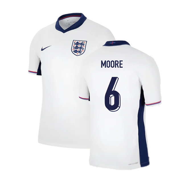 2024-2025 England Home Match Dri-Fit ADV Authentic Shirt (Moore 6)
