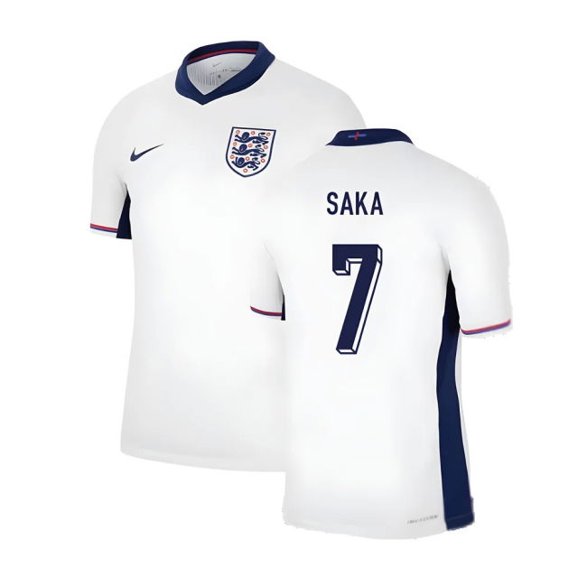 2024-2025 England Home Match Dri-Fit ADV Authentic Shirt (Saka 7)