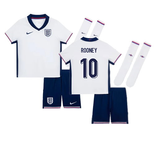 2024-2025 England Home Mini Kit (Rooney 10) 2024-2025 England Home Mini Kit (Rooney 10)