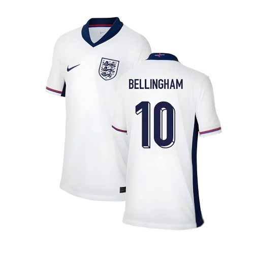 2024-2025 England Home Shirt (Kids) (Bellingham 10)