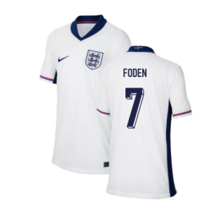 2024-2025 England Home Shirt (Kids) (Foden 7)