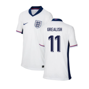 2024-2025 England Home Shirt (Kids) (Grealish 11)
