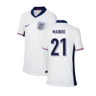 2024-2025 England Home Shirt (Kids) (Mainoo 21)