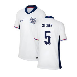 2024-2025 England Home Shirt (Kids) (Stones 5)