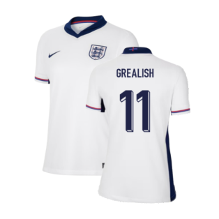 2024-2025 England Home Shirt (Womens) (Grealish 11)