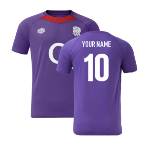 2024-2025 England Rugby Relaxed Training Jersey O2 (Violet)