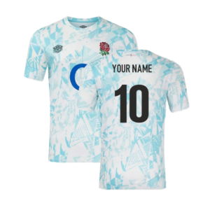 2024-2025 England Rugby Warm Up Jersey (White)