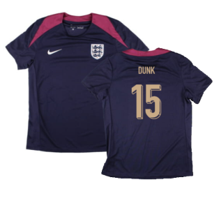 2024-2025 England Strike Dri-Fit Shirt (Purple Ink) - Womens (Dunk 15)