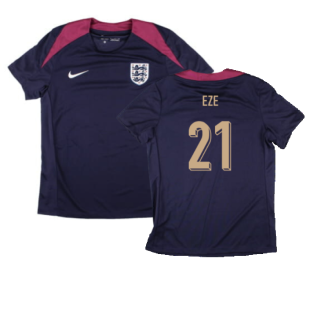 2024-2025 England Strike Dri-Fit Shirt (Purple Ink) - Womens (Eze 21)