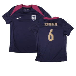 2024-2025 England Strike Dri-Fit Shirt (Purple Ink) - Womens (Southgate 6)