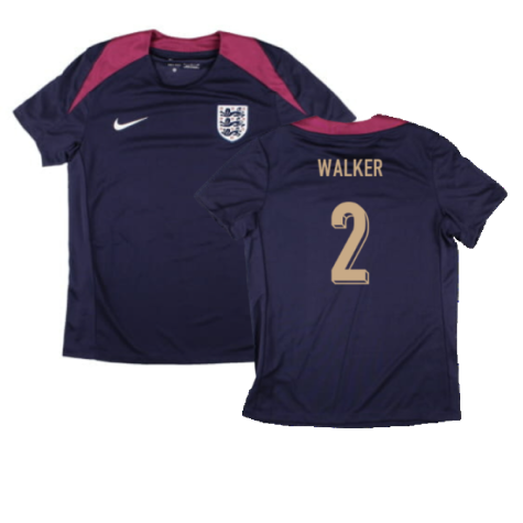 2024-2025 England Strike Dri-Fit Shirt (Purple Ink) - Womens (Walker 2)