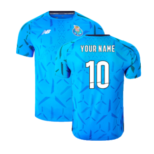 2024-2025 FC Porto Training Jersey (Blue) (Your Name)