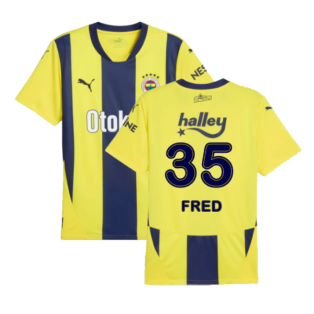 2024-2025 Fenerbahce Home Shirt (Fred 35)