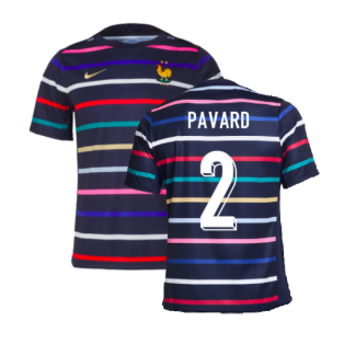 2024-2025 France Academy Pro Home Pre-Match Top (Navy) (Pavard 2)