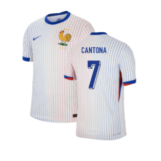2024-2025 France Away Dri-ADV Match Shirt (Cantona 7)