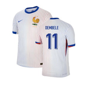 2024-2025 France Away Dri-ADV Match Shirt (Dembele 11)